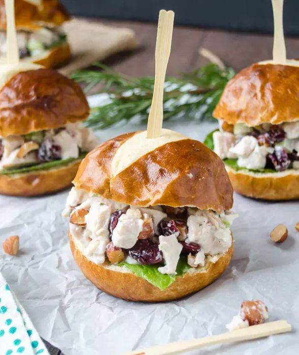 Sonoma Almond Chicken Salad Sliders