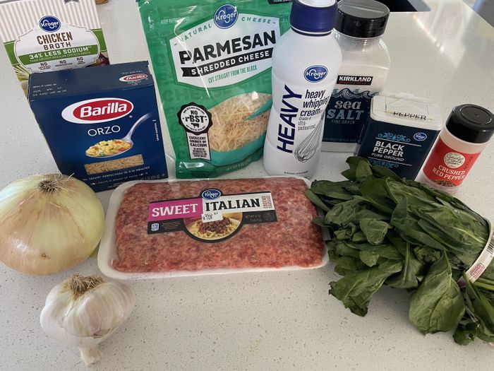 Ingredients used in the recipe