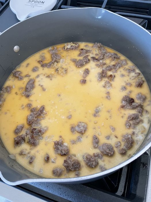 Food cooking on the stovetop
