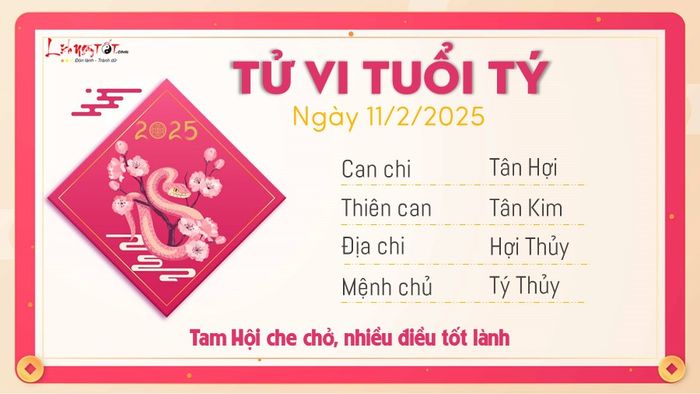 1 Tu vi hang ngay 11-2-2025 - Tuoi Ty