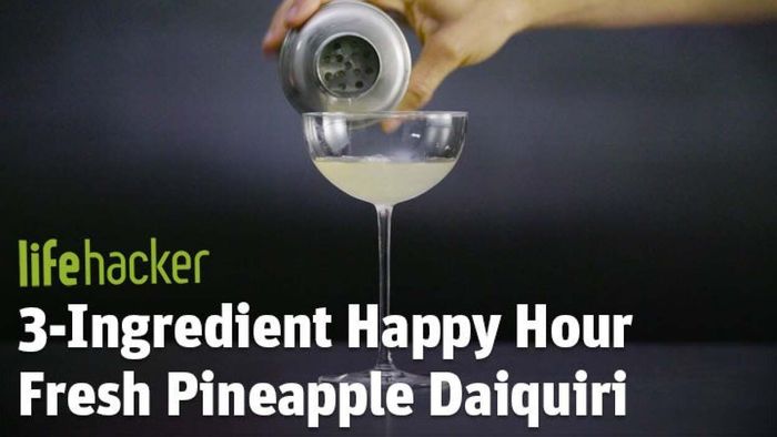 3-Ingredient Happy Hour: A Refreshing Pineapple Daiquiri