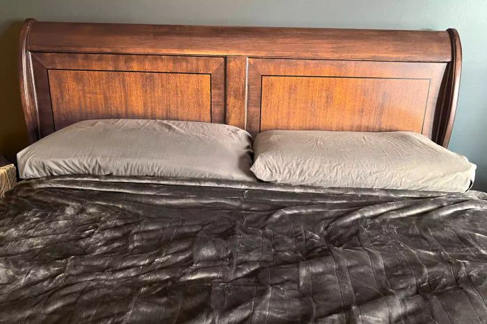 The Westinghouse Flannel Electric Blanket spread over a bed