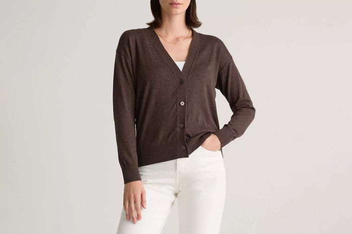 Lightweight Cotton Cashmere Cardigan
