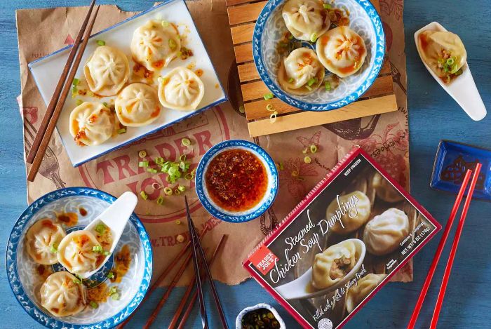 Steamed Chicken Soup Dumplings are a deliciously satisfying treat, where the soft, delicate wrapper gives way to a flavorful chicken filling, with warm, savory broth inside.