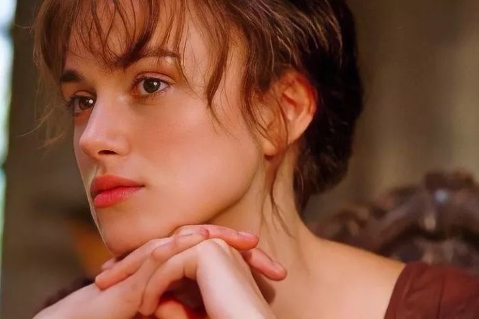 Keira Knightley as seen in Pride and Prejudice