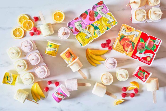 Peach & Cream, Mango & Cream Yogurt Cups