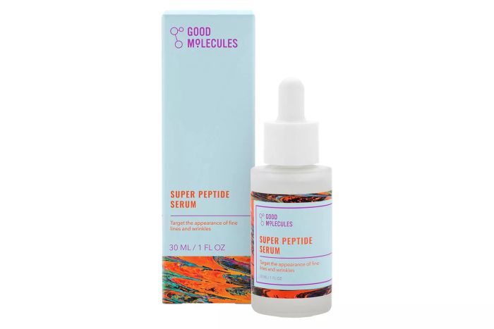 Good Molecules Super Peptide Serum is a powerful skincare solution designed to enhance the appearance of your skin.