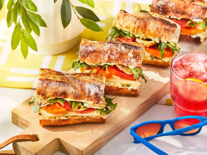 Gourmet Tomato Sandwiches