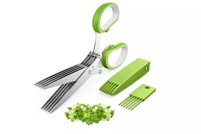 Herb Scissors, Kitchen Herb Shears Cutter