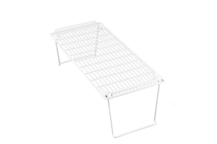 Mainstays Metal Kitchen Pantry Organization Wire Stacking Single Shelf for Adult Use