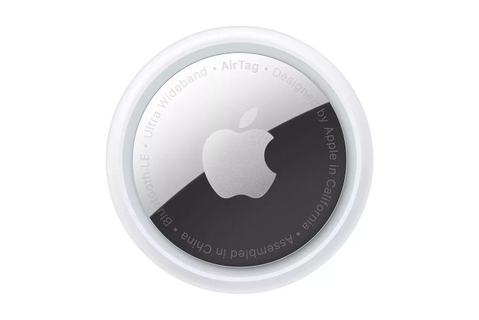 Apple AirTag, available on Amazon