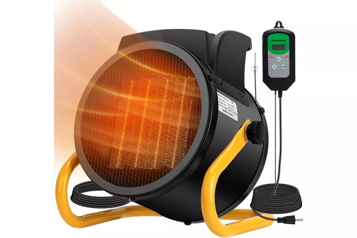 Grpwwt Greenhouse Heater with Thermostat for efficient climate management