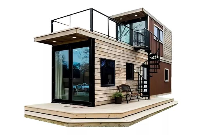 Cabin Home 40ft x 20ft Double Story Flat Pack Home