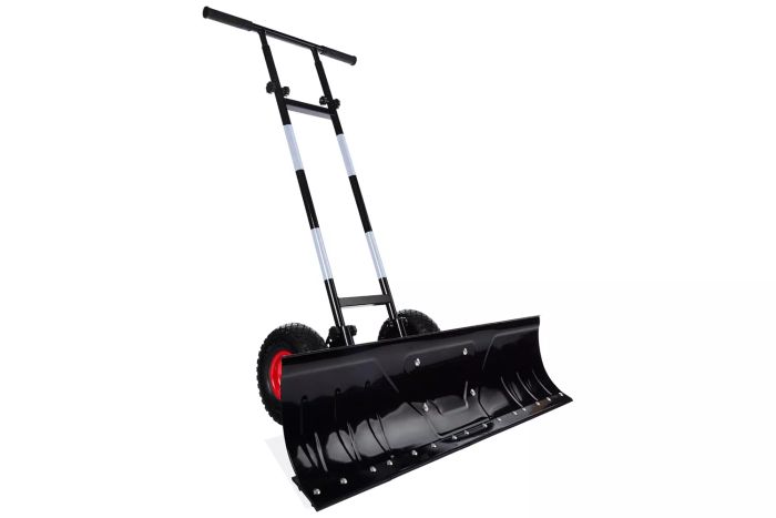 Best Choice Products 36in Heavy Duty Steel Snow Shovel for Pushing Snow with Ease