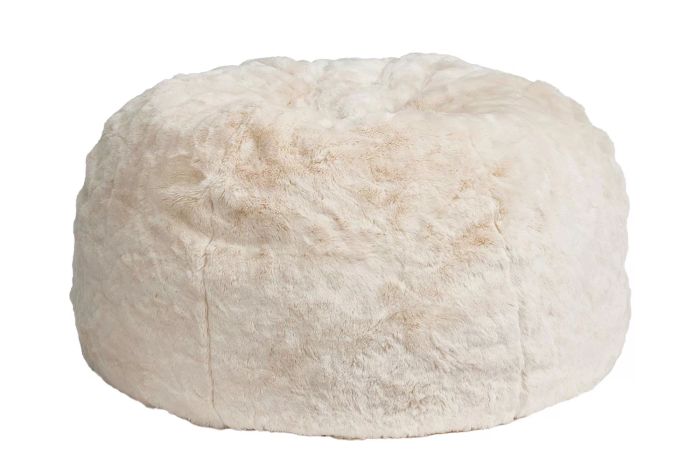Pottery Barn Teen Ivory Polar Bear Faux Fur Bean Bag Chair
