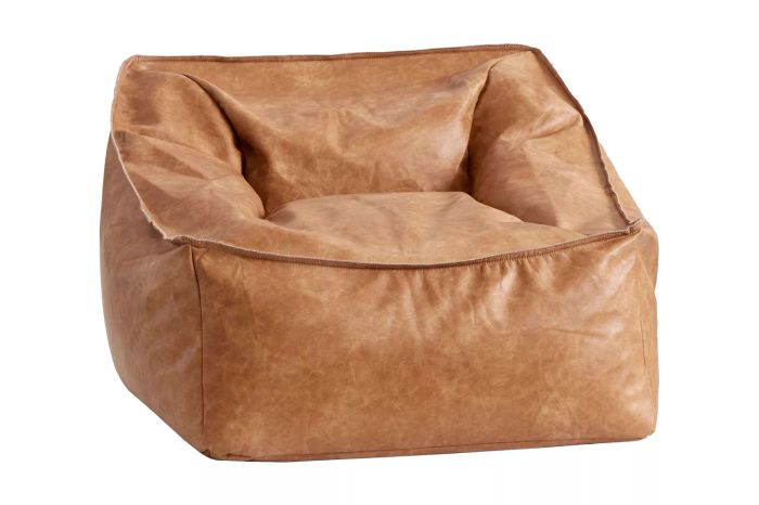 Pottery Barn Teen Vegan Leather Modern Lounger
