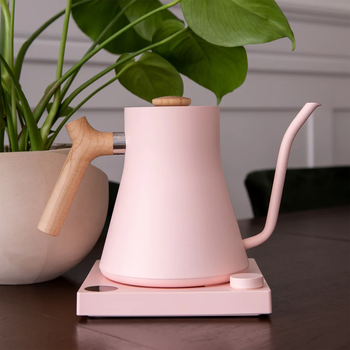 The pink version of the kettle.