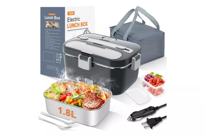 DUPASU Electric Lunch Box Warmer: 100W Power