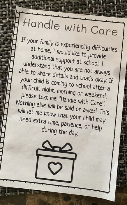 a handwritten note on paper
