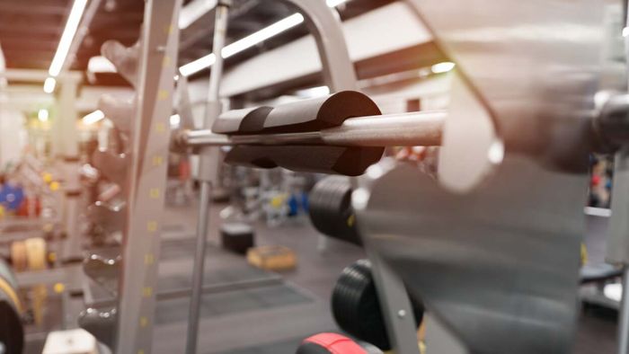 barbell cushion in the gym