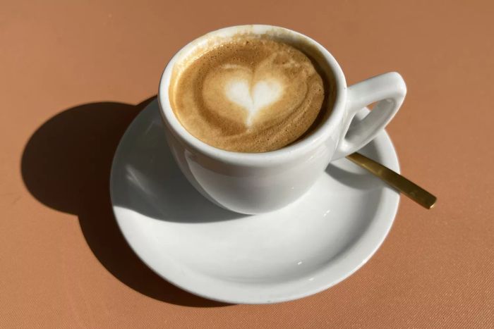 a cup of coffee