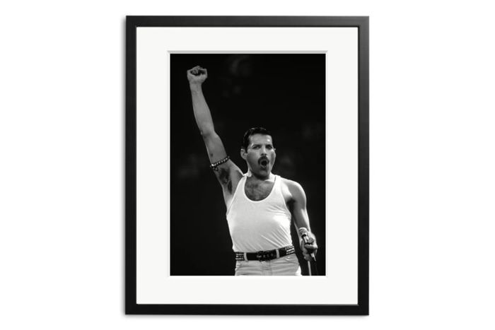 FREDDIE MERCURY, LIVE AID CONCERT by Anwar Hussein