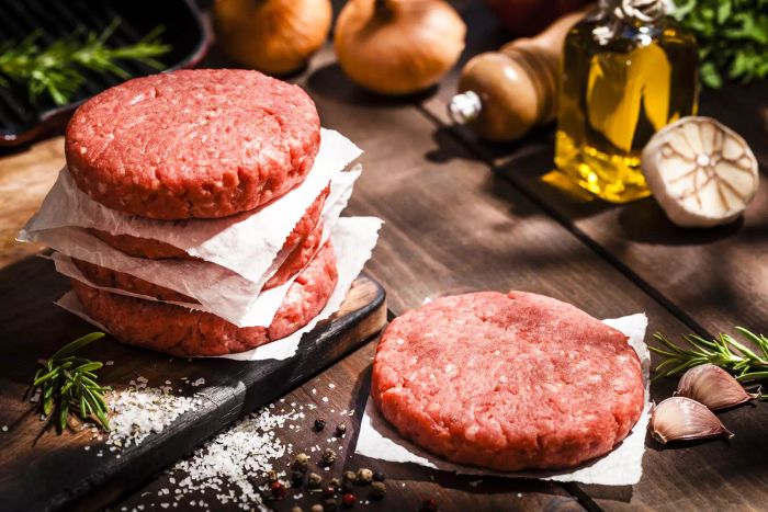 Hamburger patties