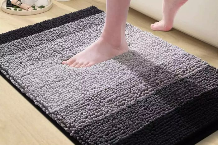 Smiry Luxury Chenille Bathroom Rug