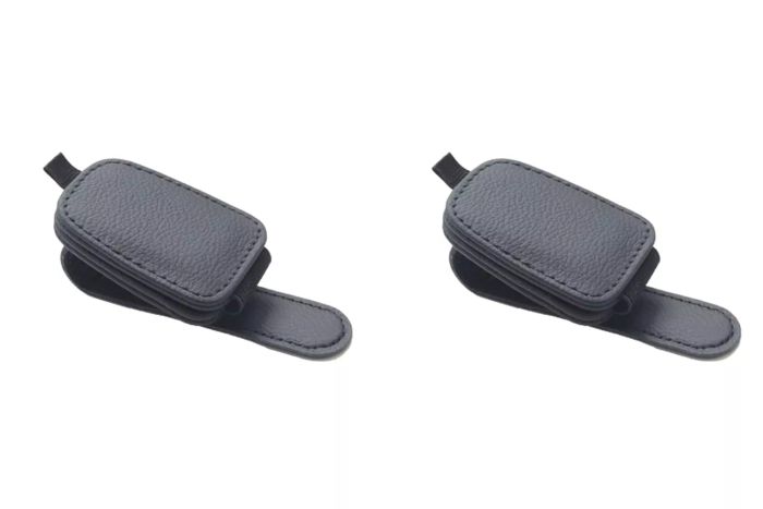 Yuoyar 2-Pack Sunglasses Holders for Car Visor