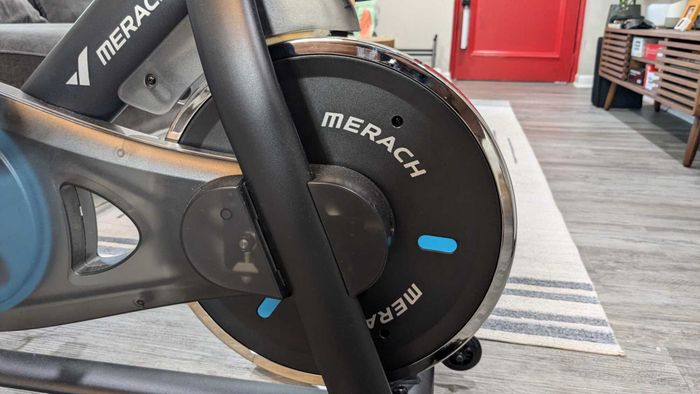 The wheel uses friction for resistance.