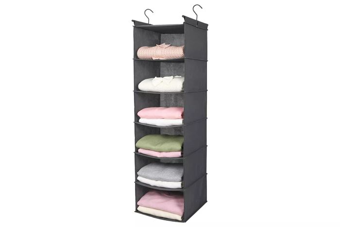Amazon MAX Houser 6-Tier Hanging Closet Organizer Shelf