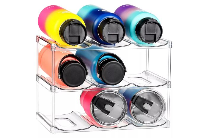 LANDNEOO Stackable Water Bottle Organizer Holder