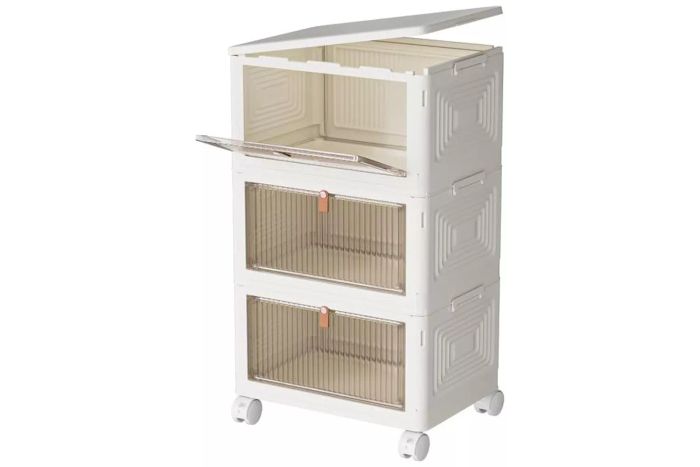 Amazon 3 Tier Plastic Storage Bins