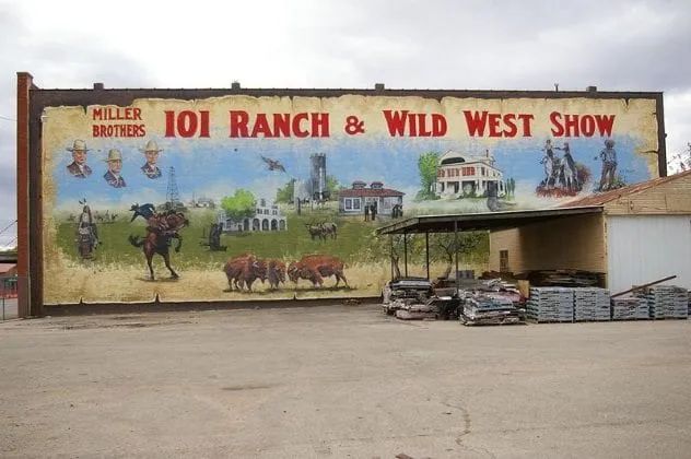101 Ranch Wild West Show Mural