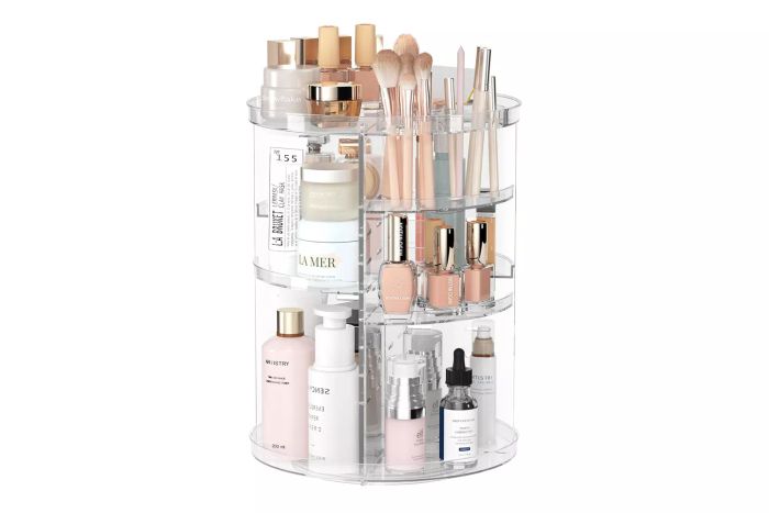Jiavarry Rotating Makeup Organizer