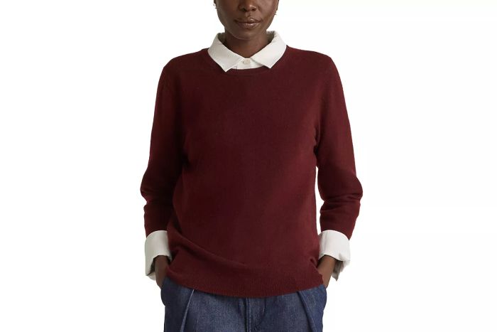 Quince Mongolian Cashmere Crewneck Sweater