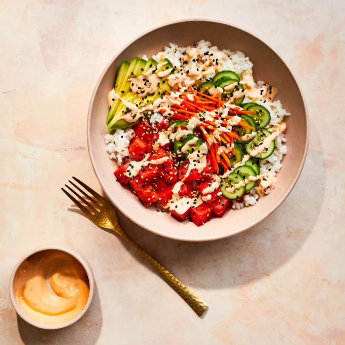 Watermelon Poke Bowl
