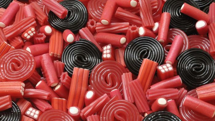 red and black licorice