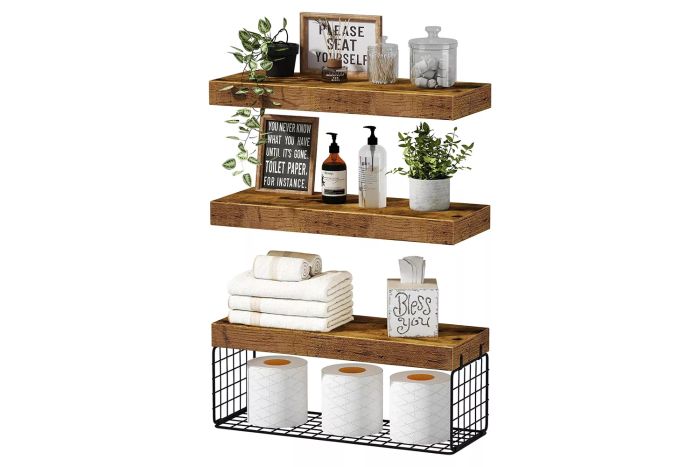 QEEIG Bathroom Shelves