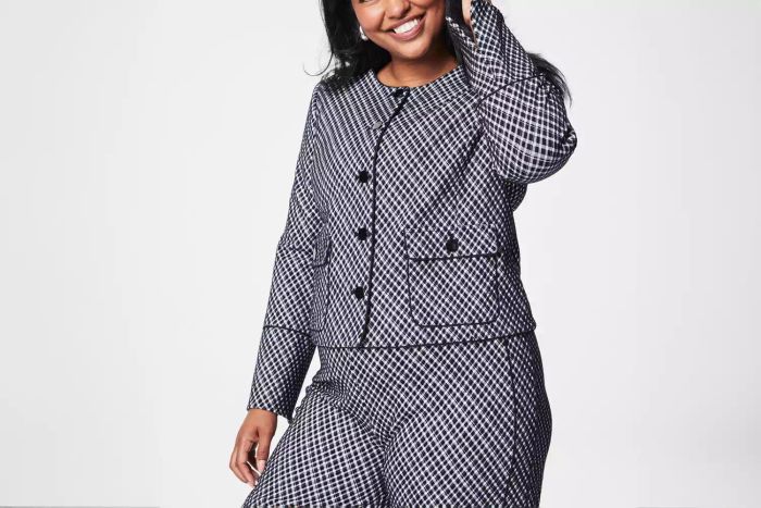 SPANX® Jacquard Ponte Lady Jacket for a sleek style