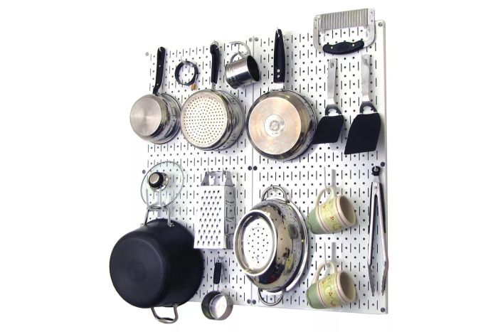 Wall Control Kitchen Pegboard Organizer
