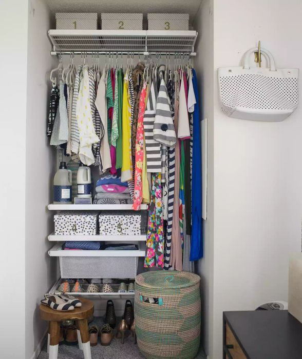 Store Off-Season Clothing Out of Sight