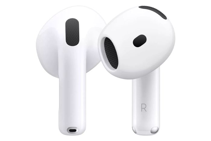 Apple AirPods 4 Wireless Earbuds, Bluetooth Headphones, with Active Noise Cancellation, Adaptive Audio, Transparency Mode, Personalized Spatial Audio, USB-C Charging Case, Wireless Charging, H2 Chip