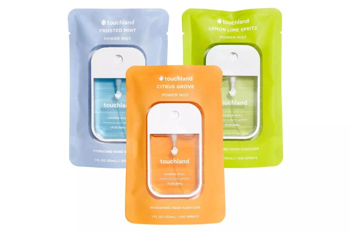 Amazon offers the Touchland Power Mist Hydrating Hand Sanitizer Spray, a great way to stay refreshed and clean.