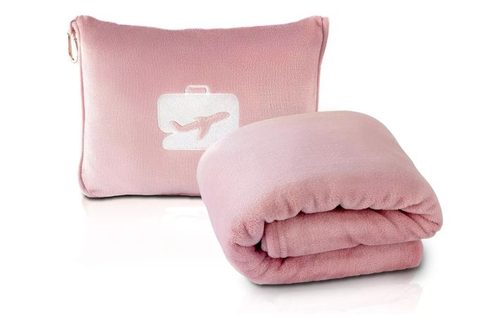 EverSnug Travel Blanket and Pillow Combo