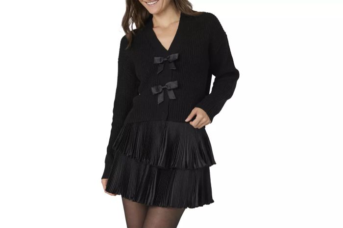 Babysoft Satin Bow Cardigan