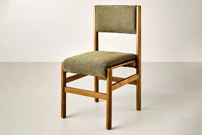 Hearth & Hand with Magnolia Dowel Leg Upholstered Armless Dining Chair