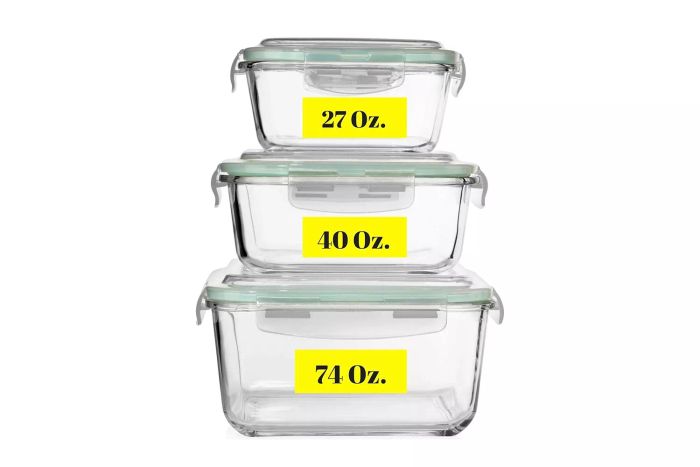 Amazon Razab Extra Large Glass Food Storage Containers with Airtight Lids