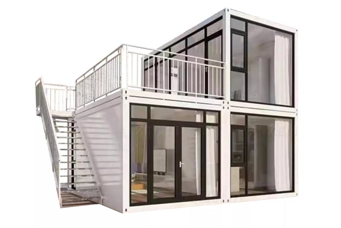 Contemporary Two-Story Prefabricated Tiny House