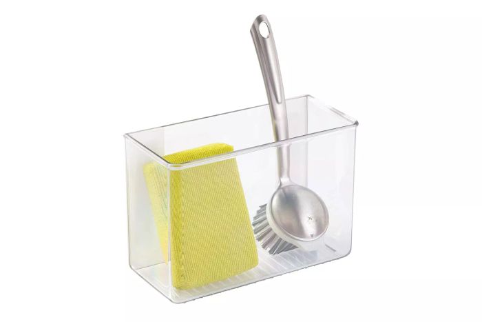 iDesign AFFIXX Plastic Wall Mount Organizer Rack